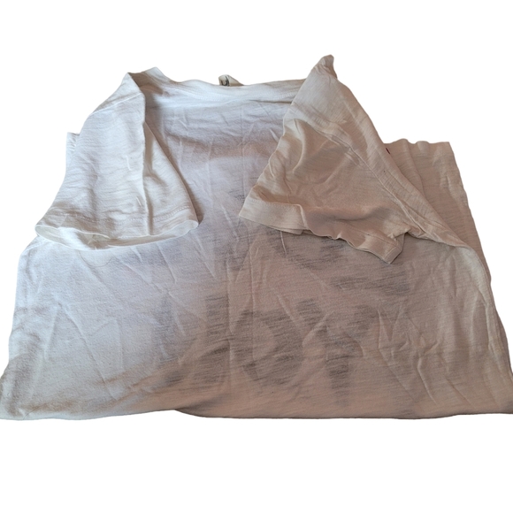 Pink Victoria's Secret T-shirt SP Short Sleeve White "Love you Love Pink" V Neck - Picture 6 of 8